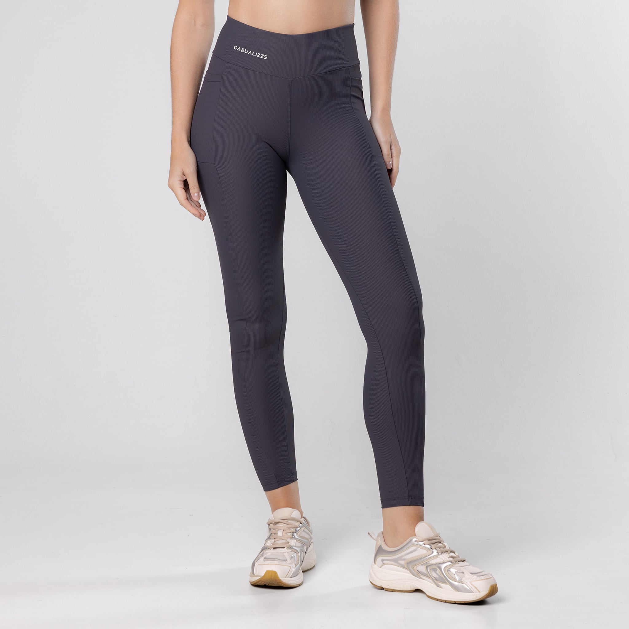 Calça Legging Feminina Academia Fitness Com Bolsos Corrida