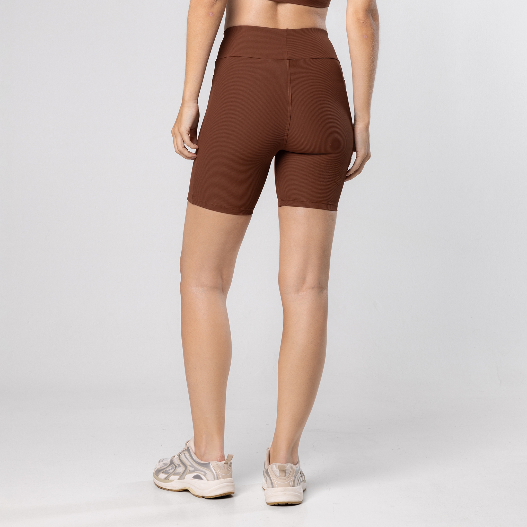 Short Feminino Academia Bolso Fitness Corrida