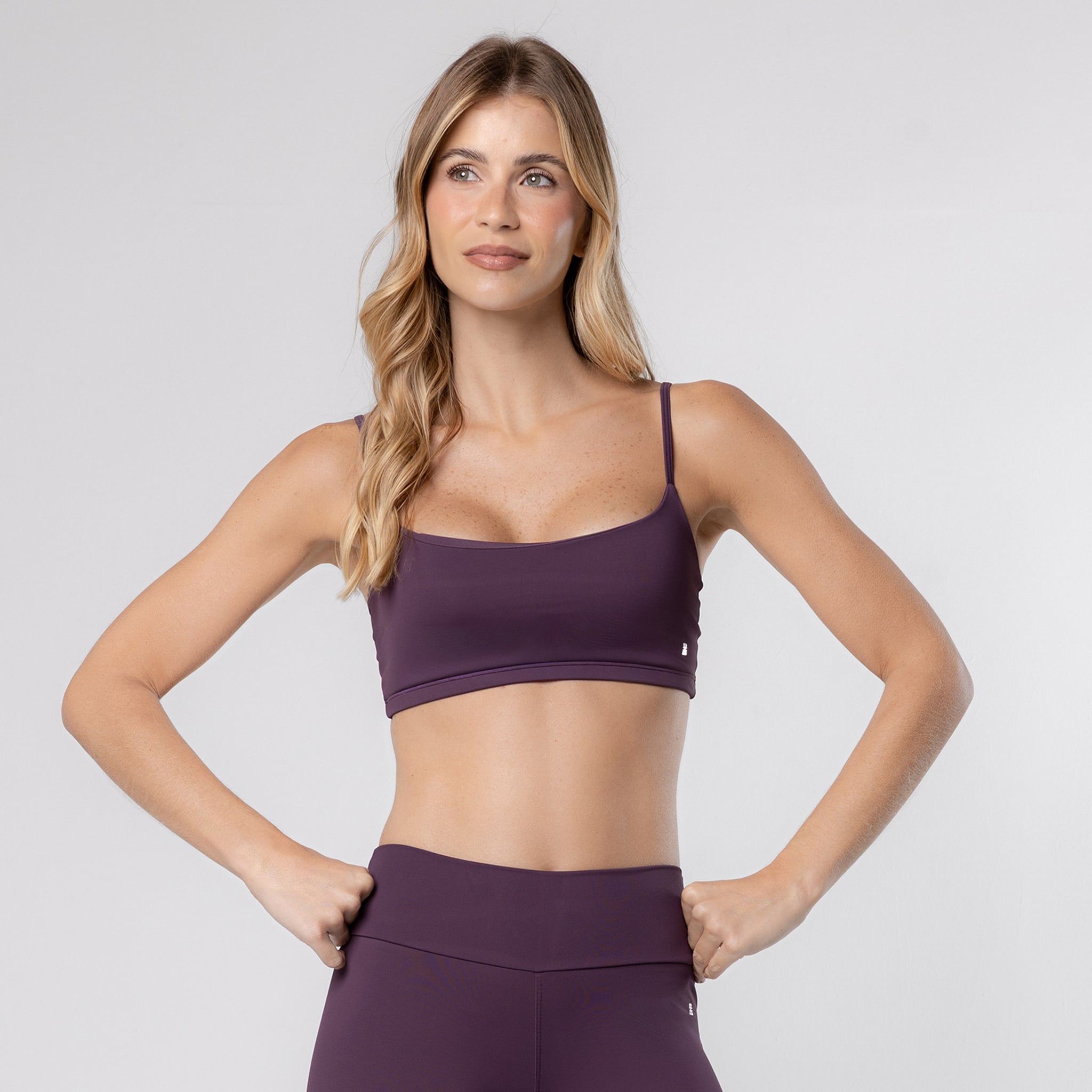 Top Academia Fitness Feminino Poliamida Alcinha Básico