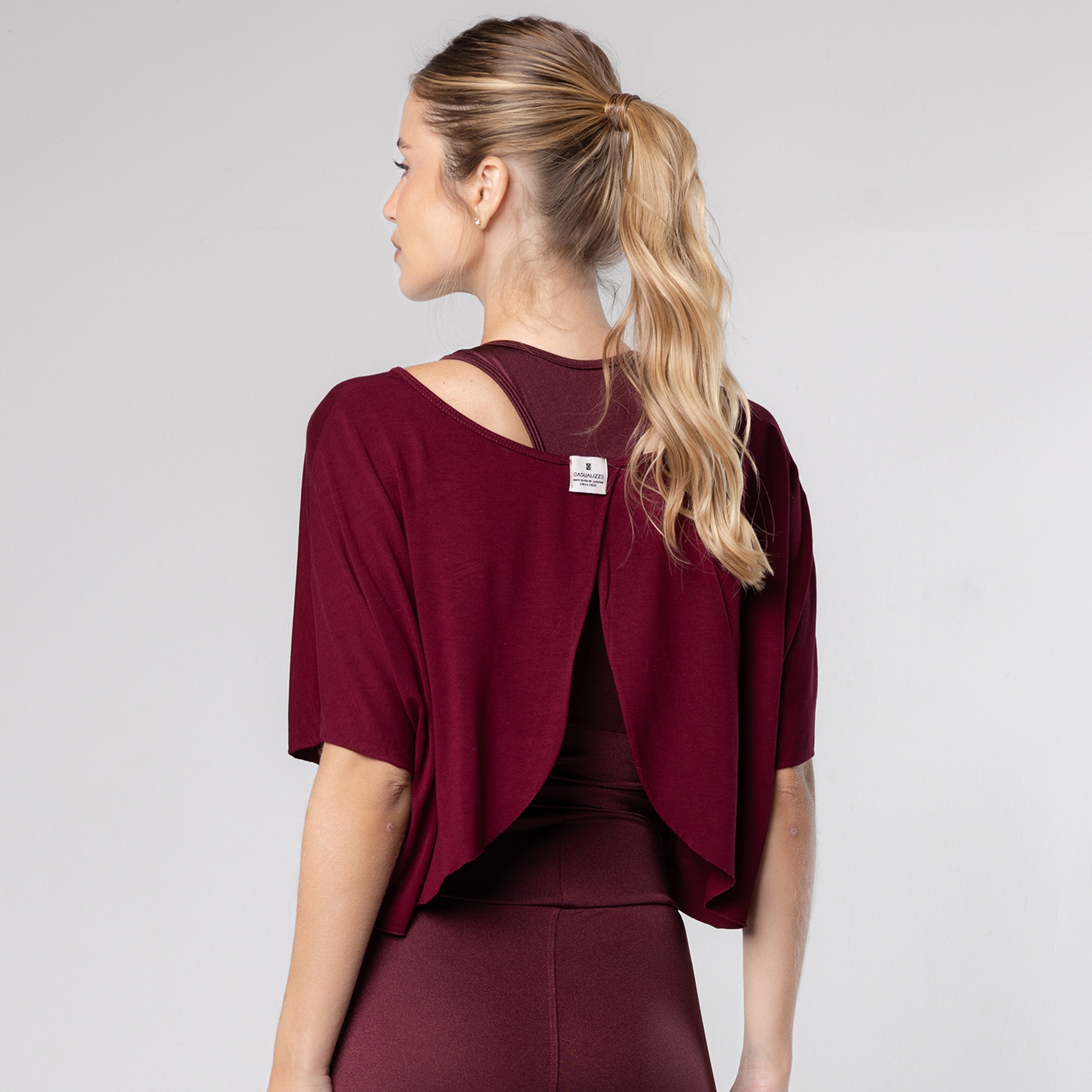 Blusa Viscose Transpassada Costas