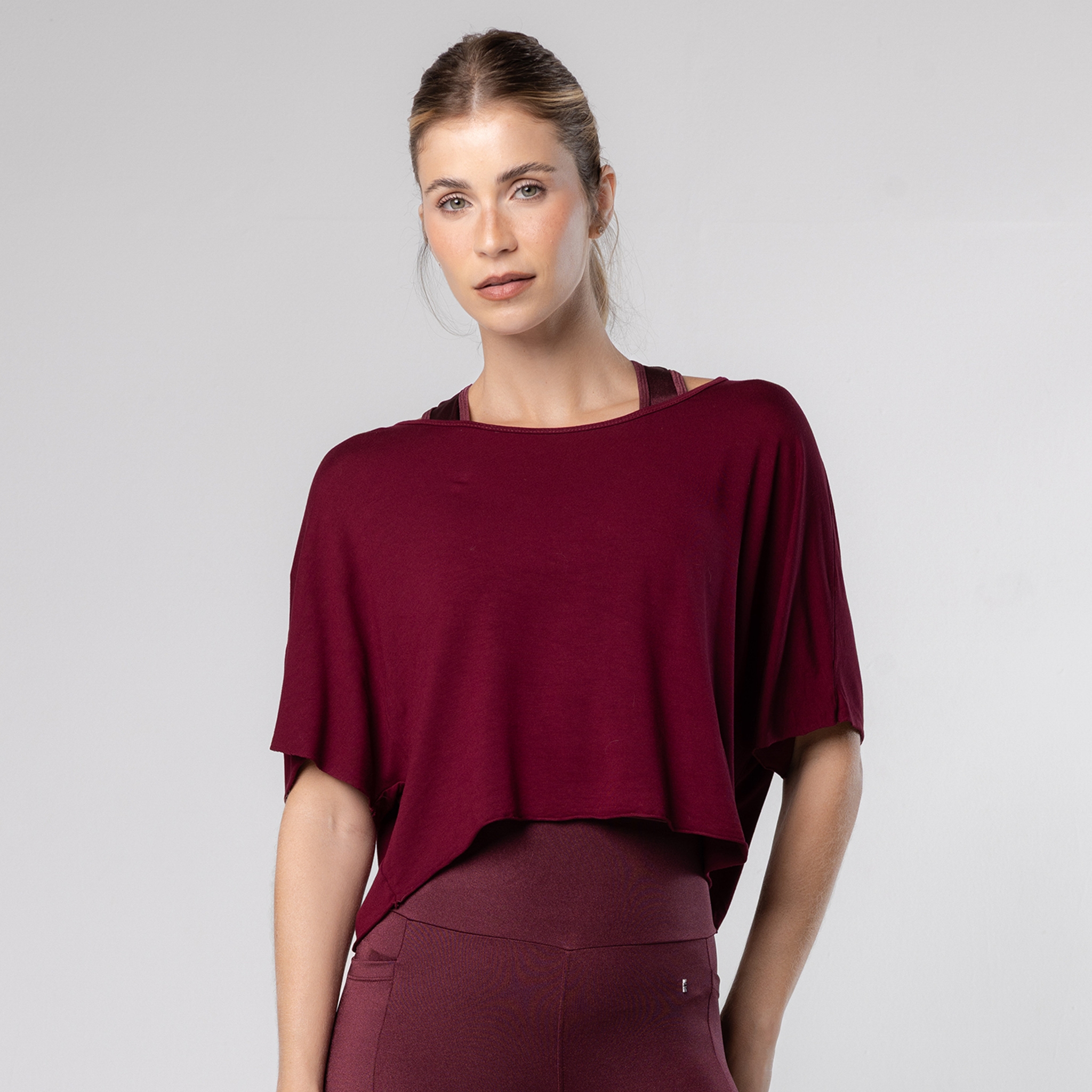 Blusa Viscose Transpassada Costas